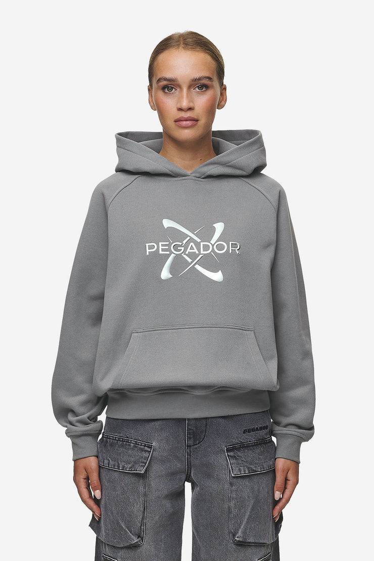 Pegador Klaria Oversized Hoodie Washed Deep Grey