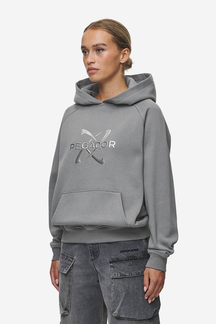 Pegador Klaria Oversized Hoodie Washed Deep Grey