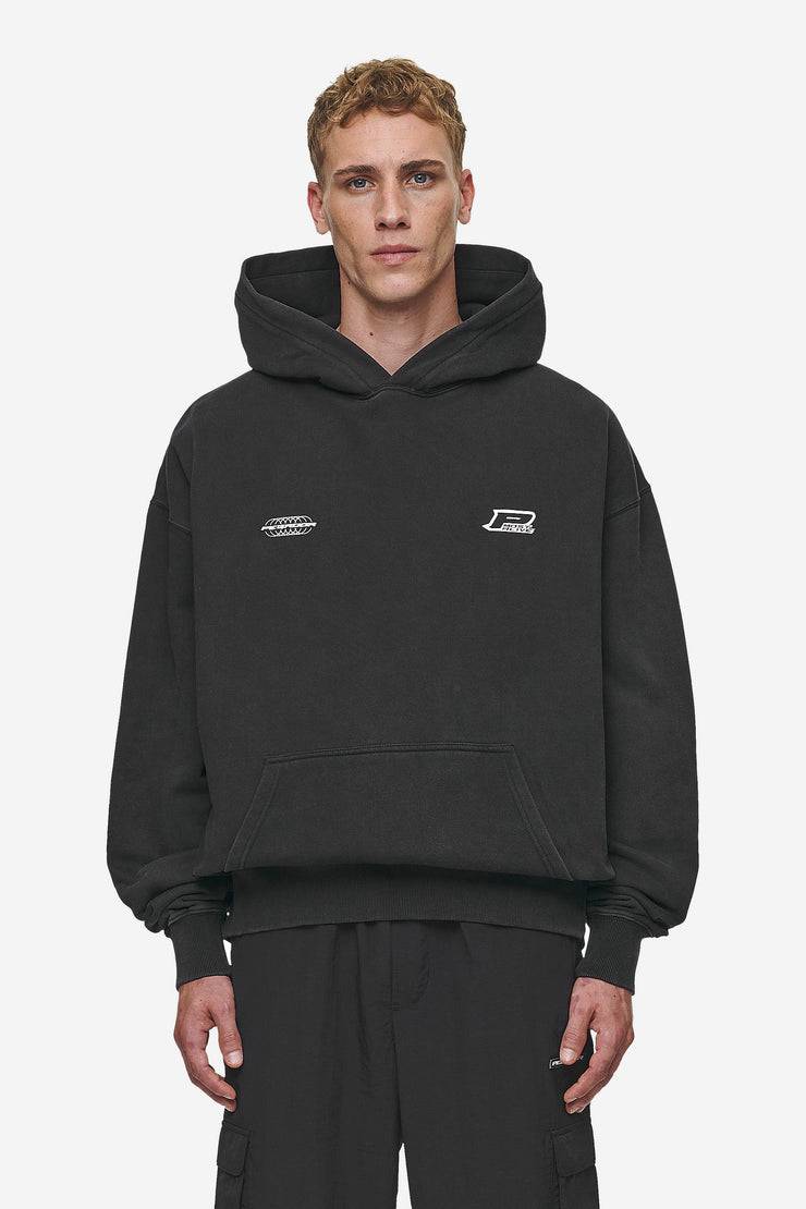 Pegador Lance Oversized Hoodie Vintage Black