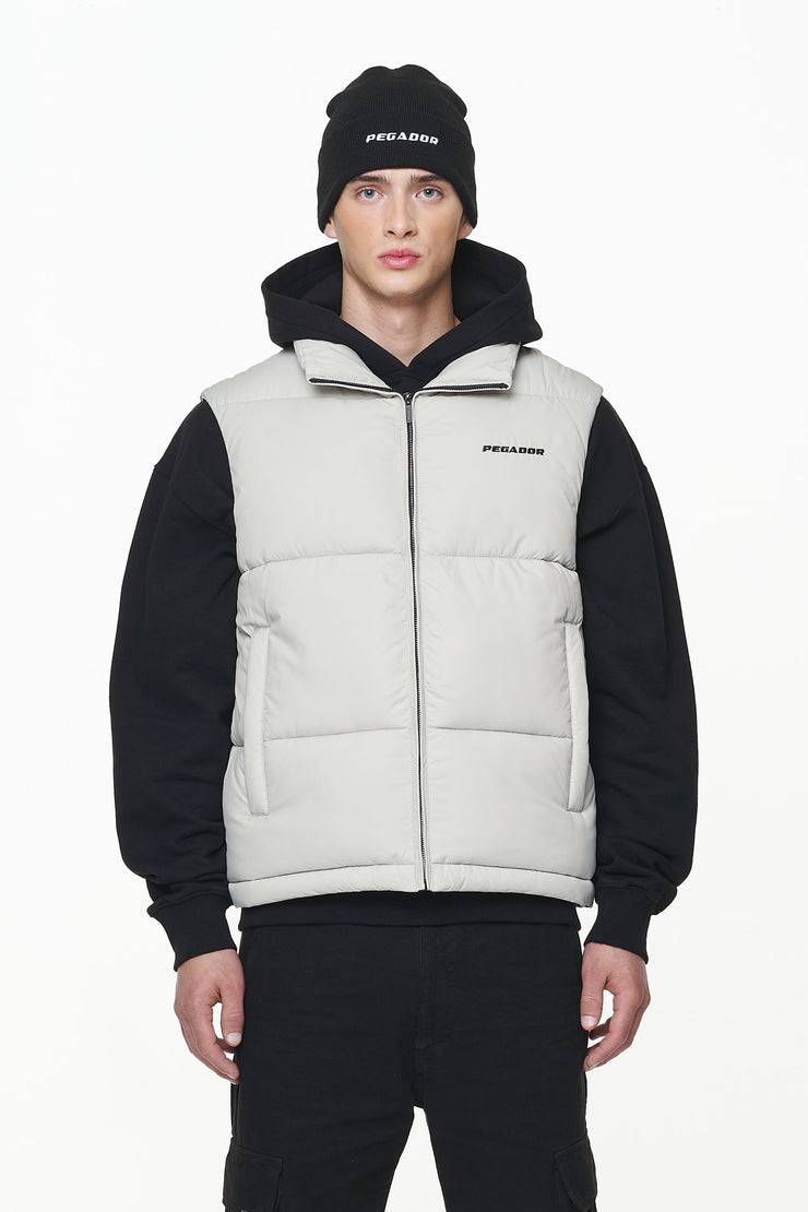 Pegador Landin Puffer Vest Ash Grey