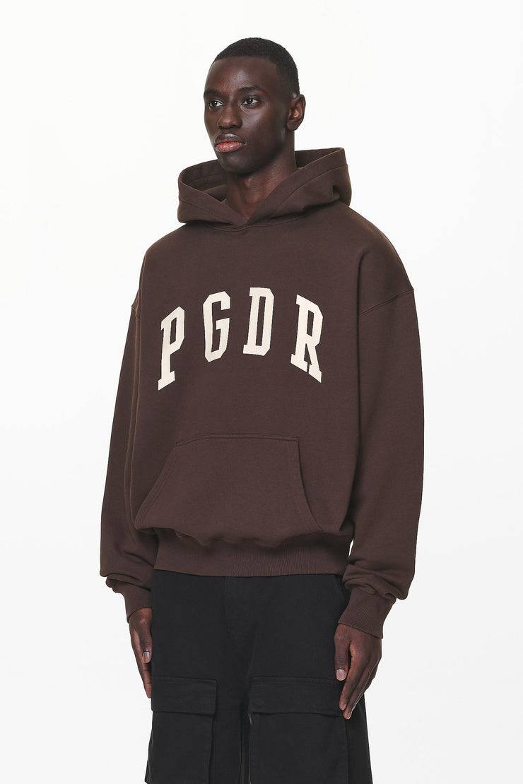 Pegador Layton Oversized Hoodie Washed Oak Brown
