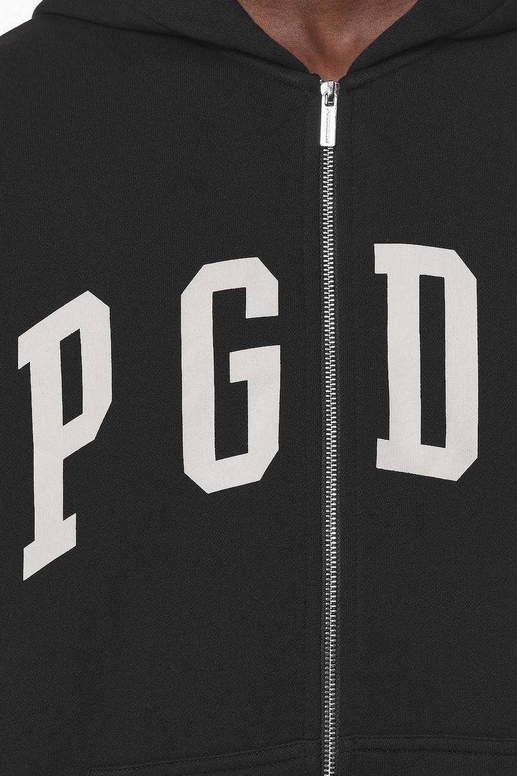 Pegador Layton Oversized Sweat Jacket Black