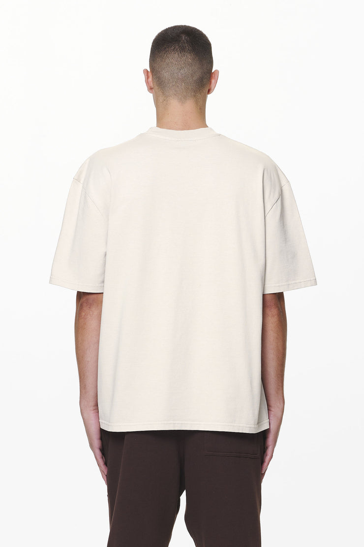Pegador Layton Oversized Tee Washed Dust Cream