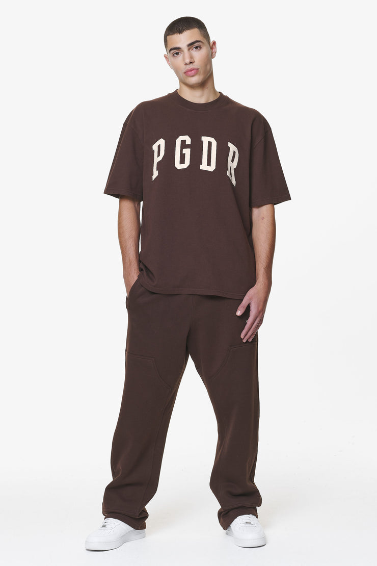 Pegador Layton Oversized Tee Washed Oak Brown