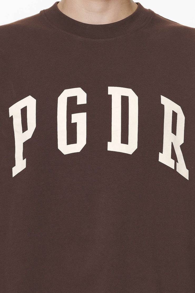 Pegador Layton Oversized Tee Washed Oak Brown