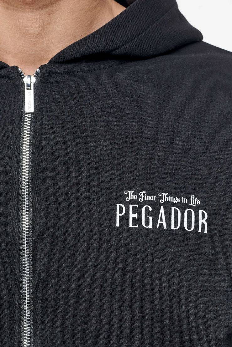 Pegador Leander Oversized Sweat Jacket Black