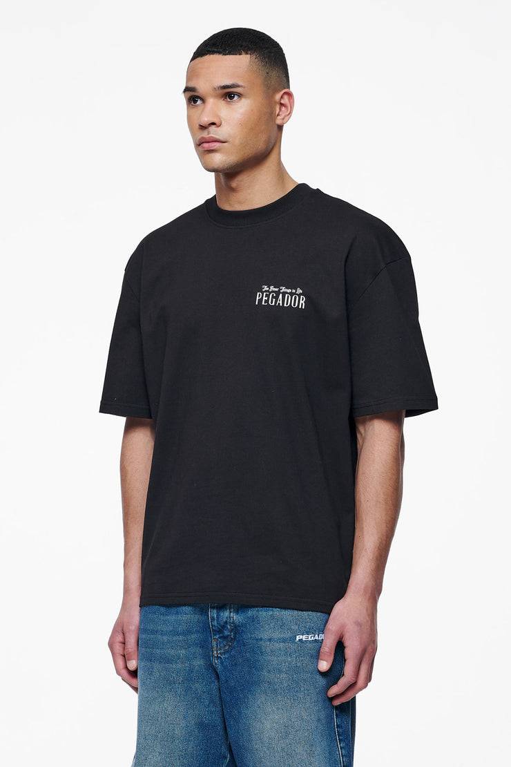 Pegador Leander Oversized Tee Black