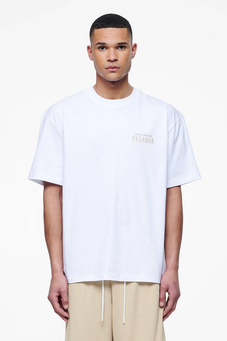 Pegador Leander Oversized Tee White