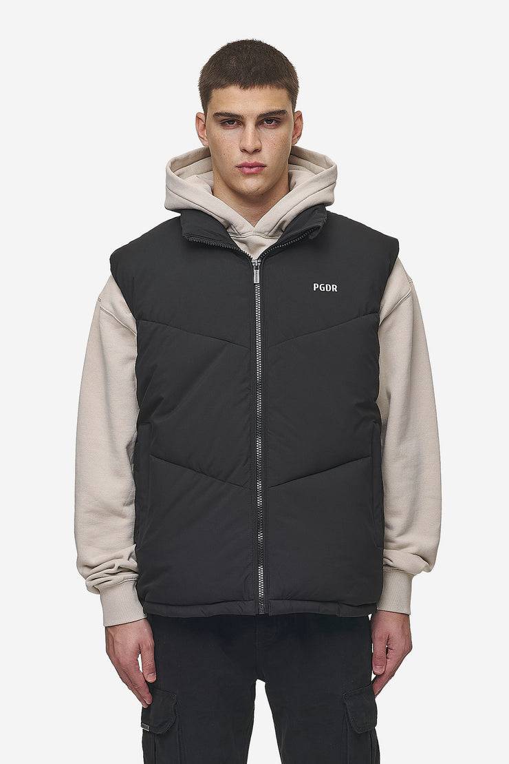Pegador Leddy Oversized Puffer Vest Black