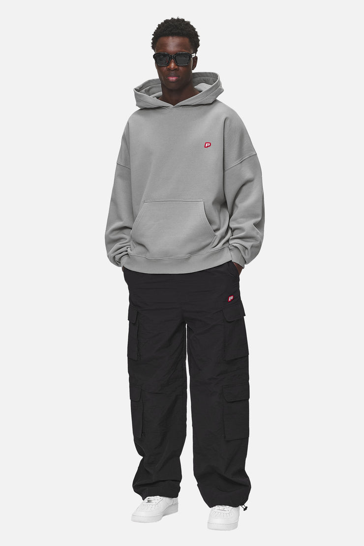 Pegador Leono Boxy Hoodie Washed Cool Grey