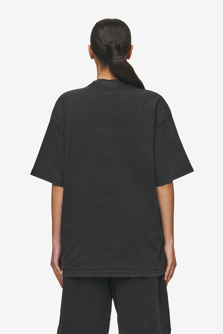 Pegador Leono Boxy Tee Vintage Black Sky Blue Gum