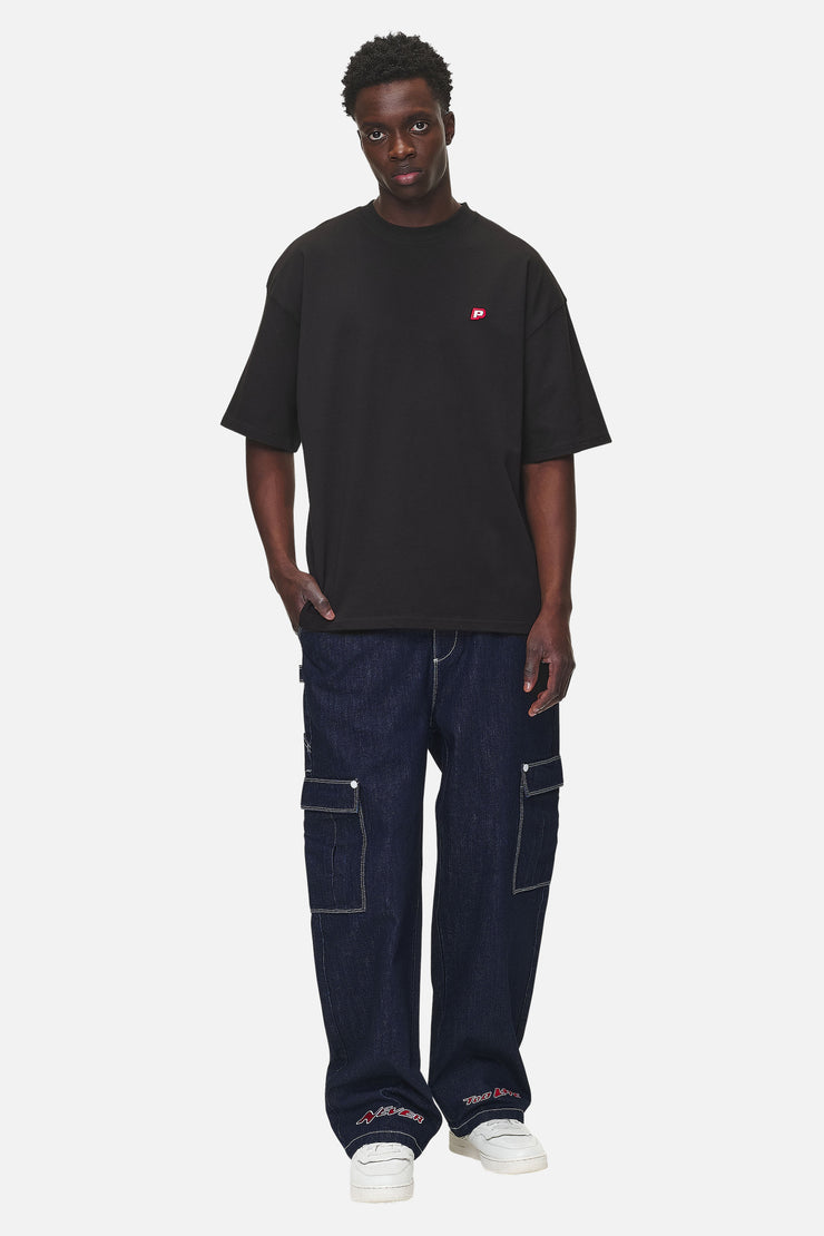 Pegador Leono Boxy Tee Washed Black