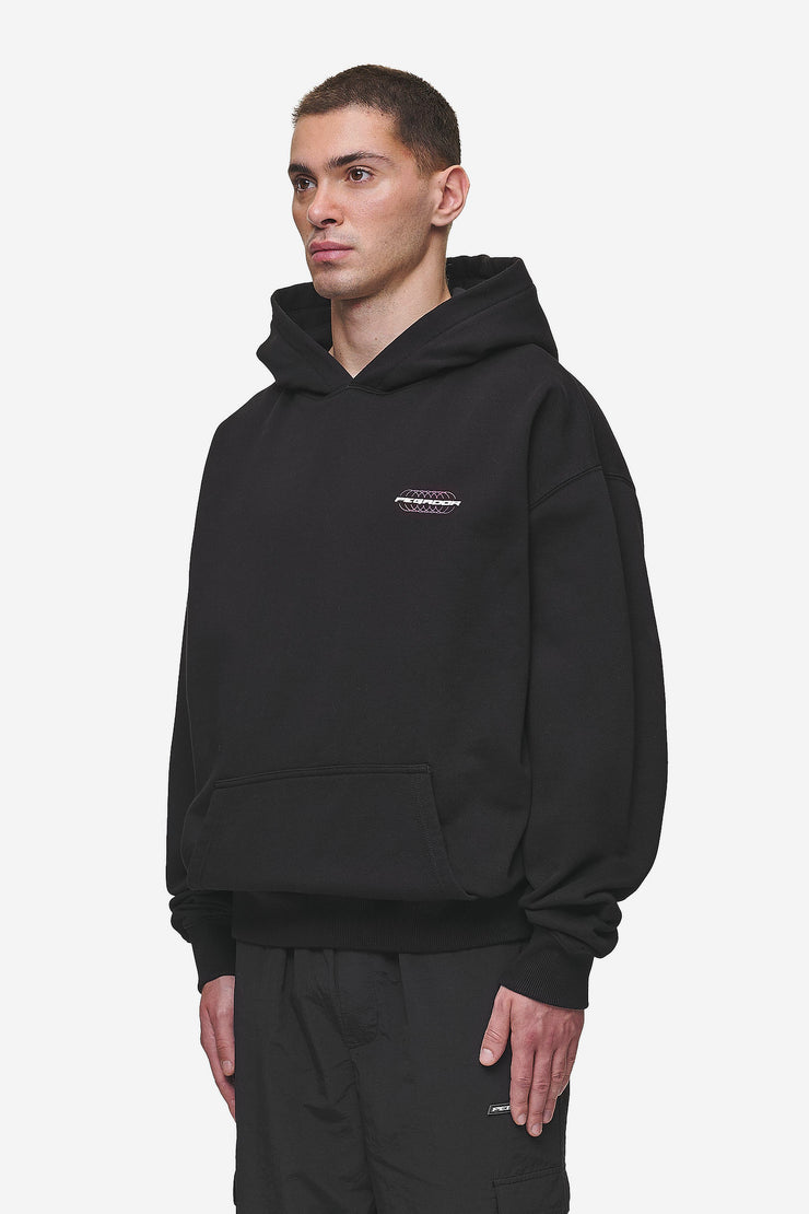 Pegador Lexing Oversized Hoodie Washed Black