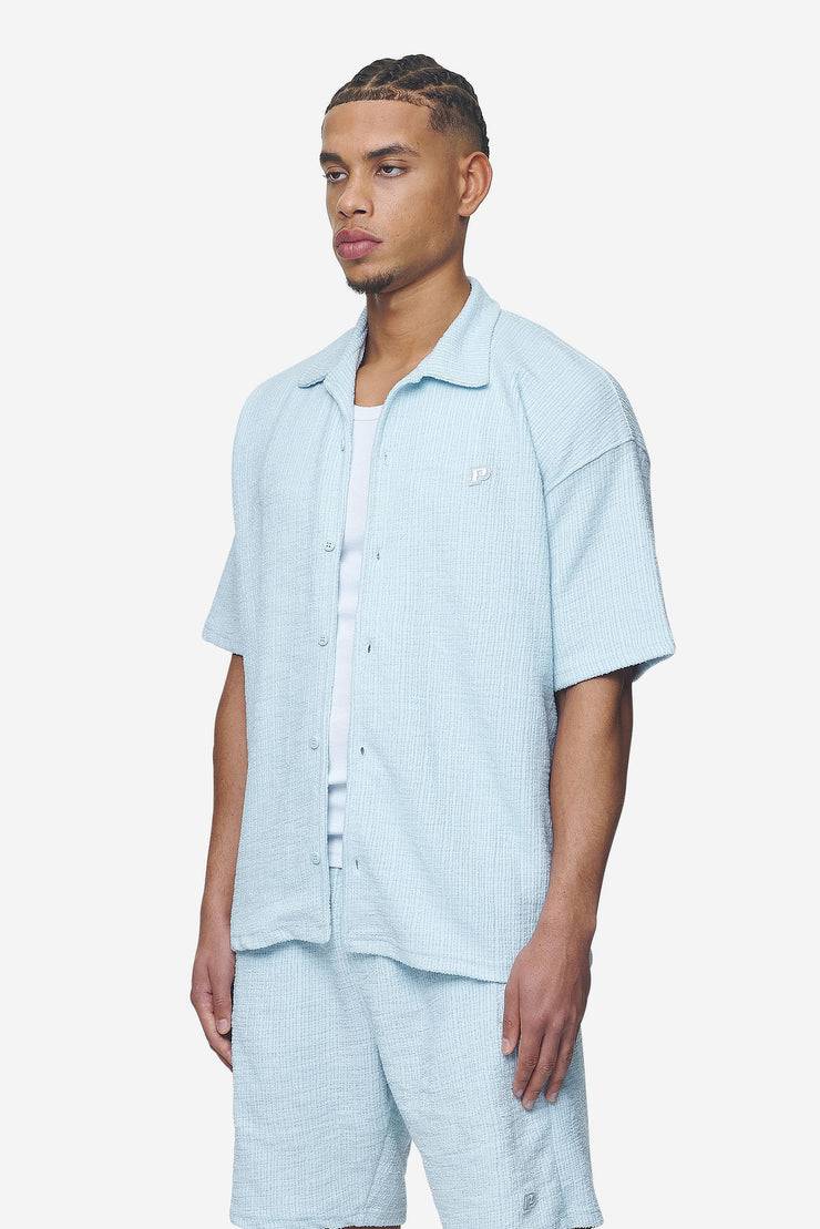 Pegador Libco Structured Knit Shirt Baby Blue