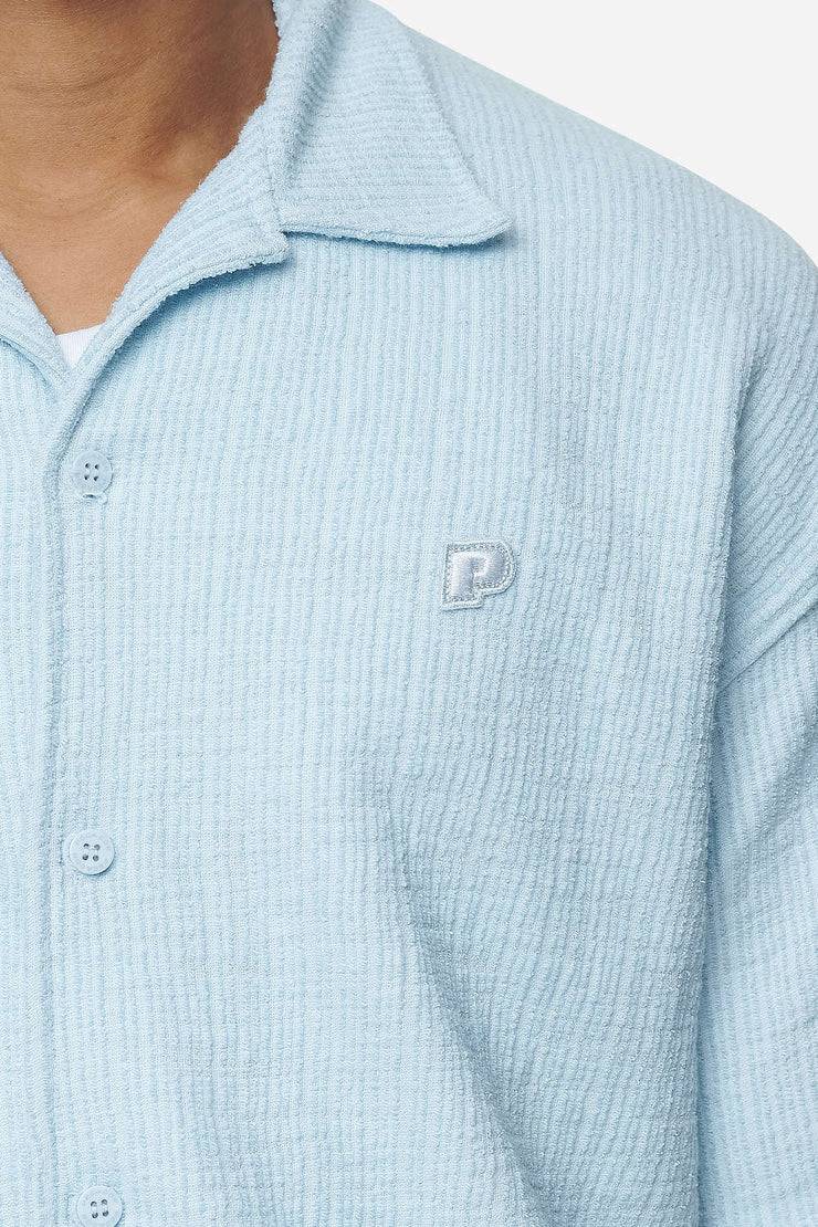 Pegador Libco Structured Knit Shirt Baby Blue