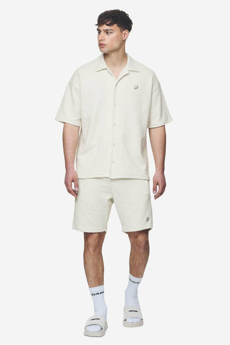Pegador Libco Structured Knit Shorts Salty Cream