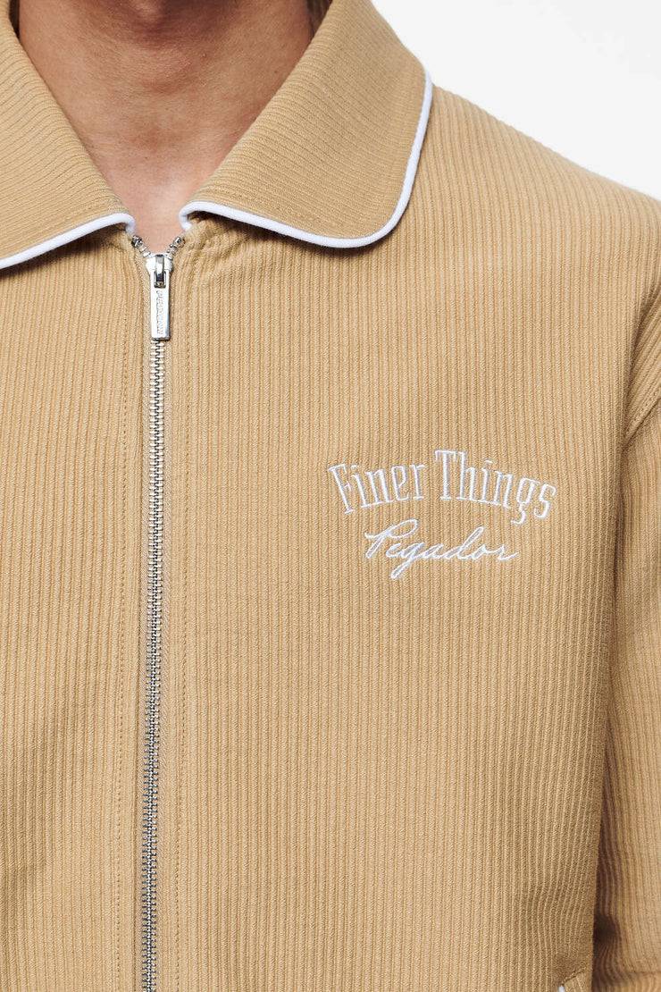 Pegador Livery Oversized Cord Jacket Espresso
