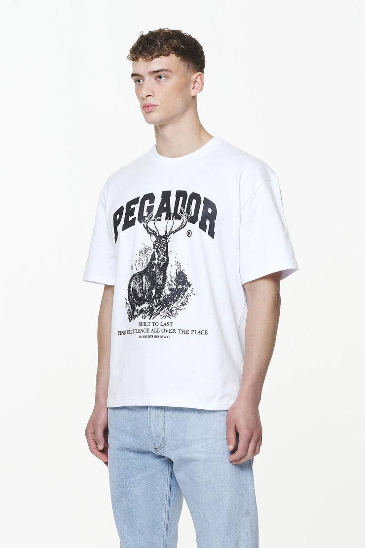 Pegador Lizard Oversized Tee White