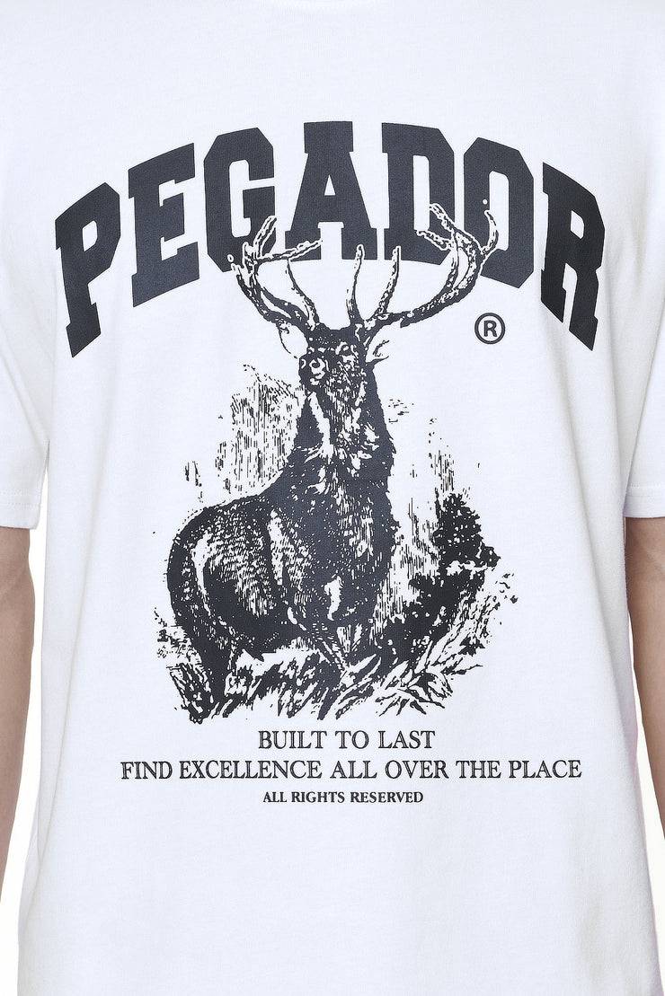 Pegador Lizard Oversized Tee White