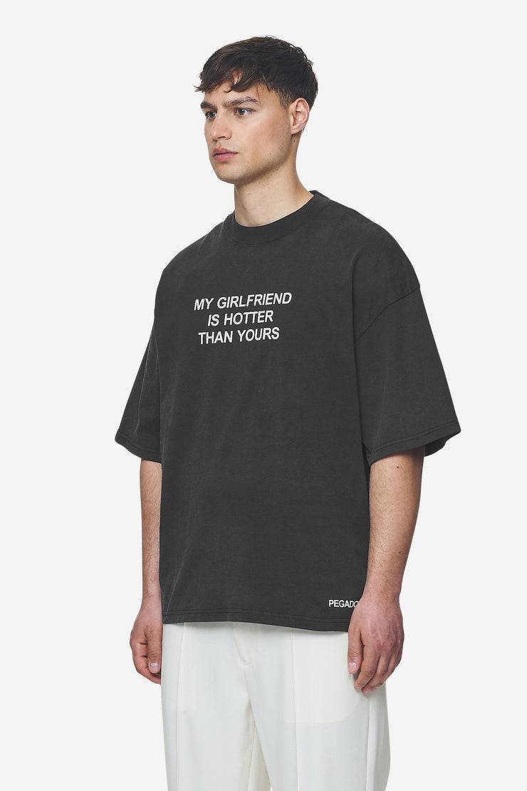 Pegador Lobos Boxy Tee Vintage Black