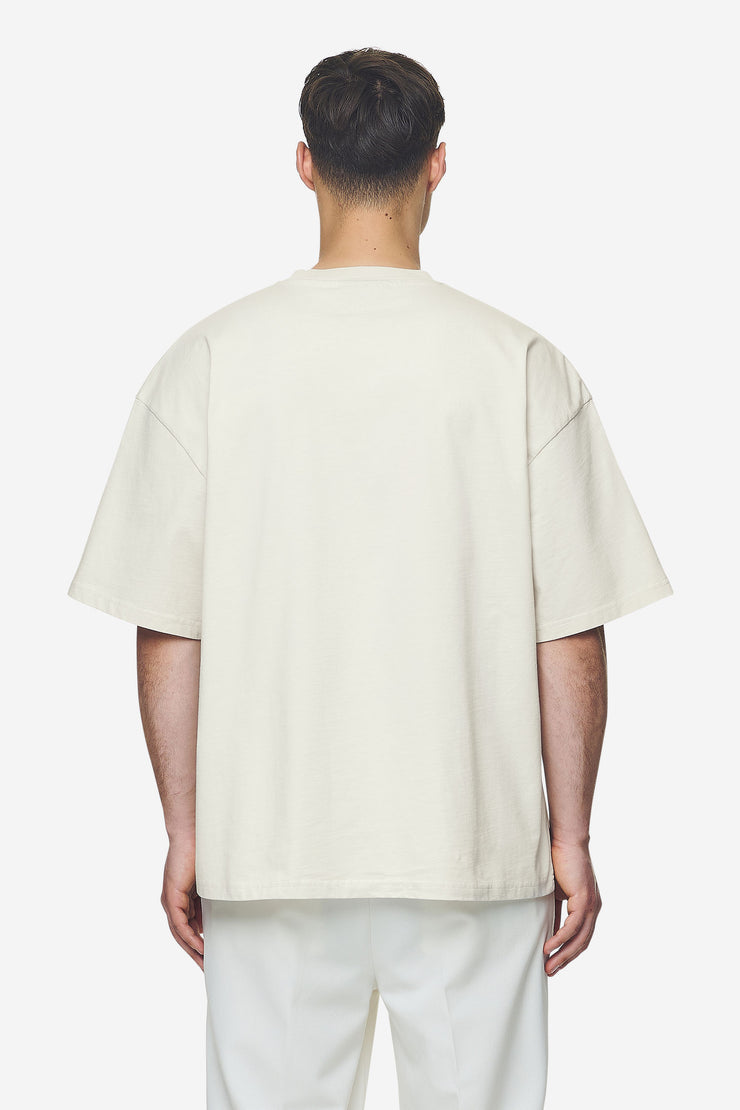 Pegador Lobos Boxy Tee Washed Salty Cream