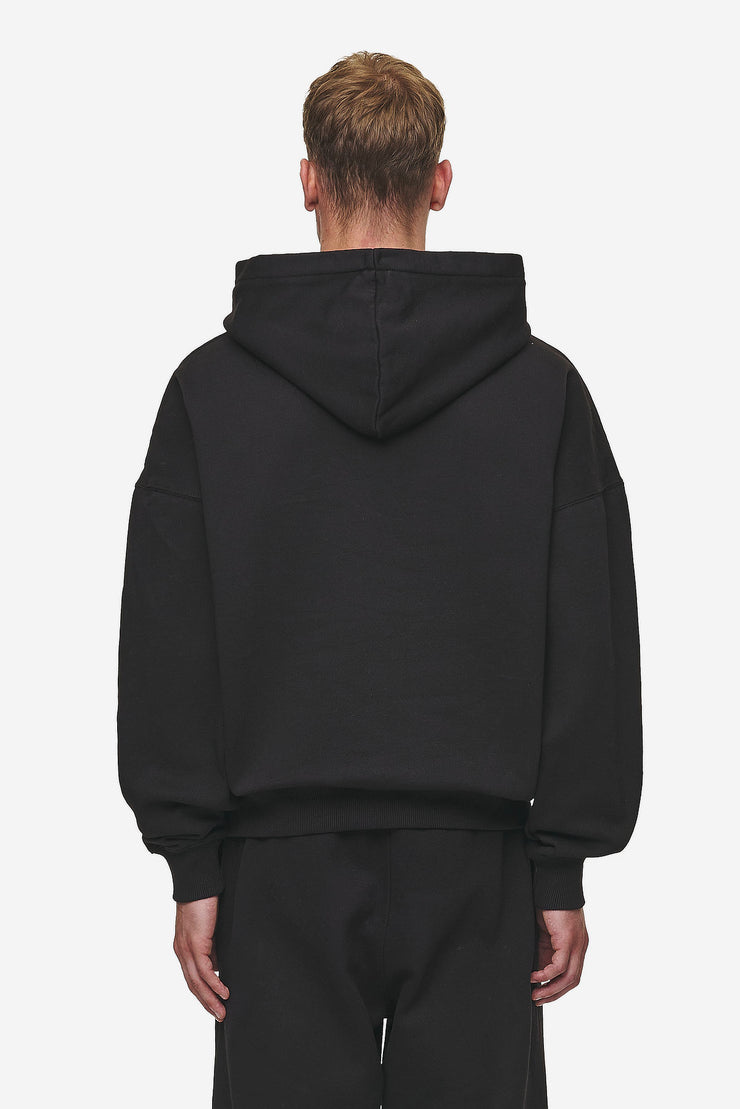 Pegador Logo Boxy Hoodie Washed Black