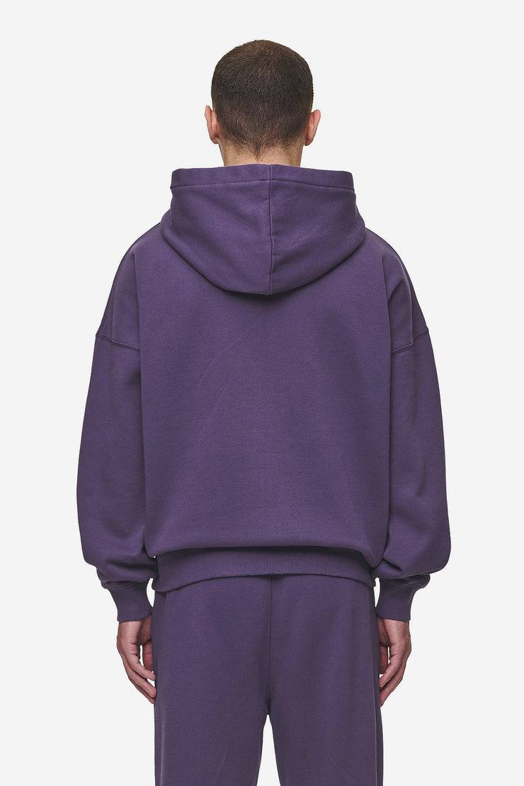 Pegador Logo Boxy Hoodie Washed Deep Purple