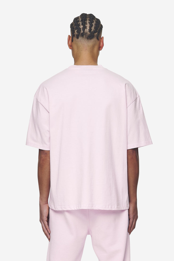 Pegador Logo Boxy Tee Washed Bubblegum White Gum