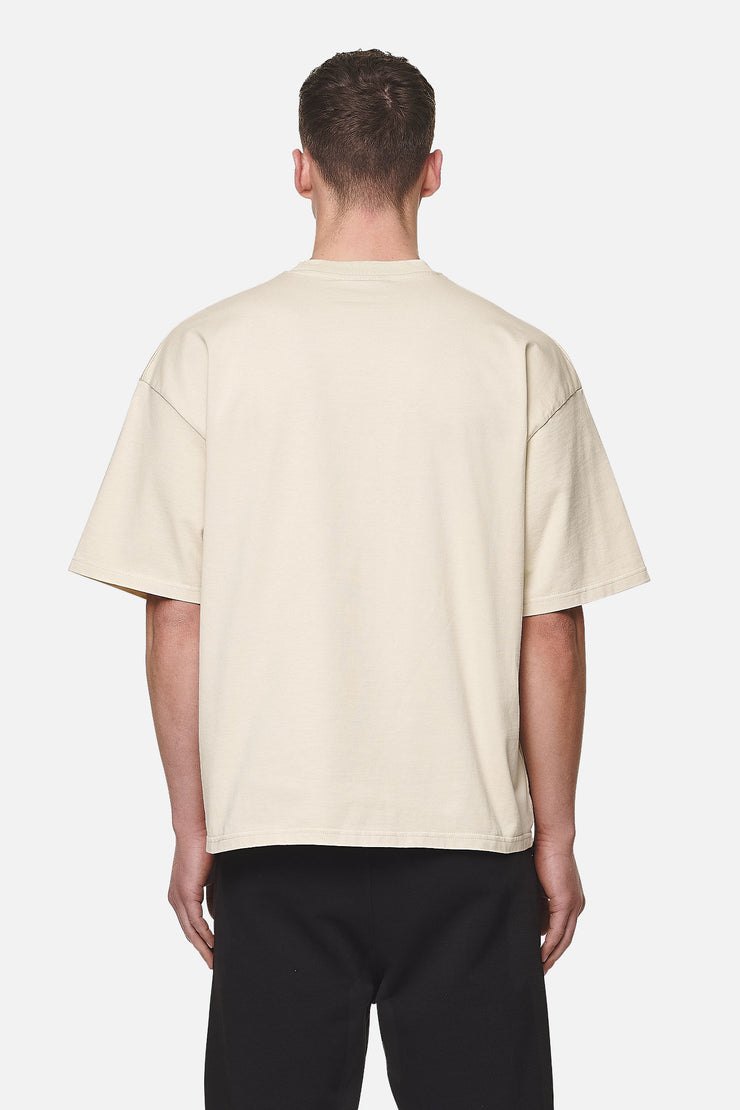 Pegador Logo Boxy Tee Washed Desert Sand Black Gum