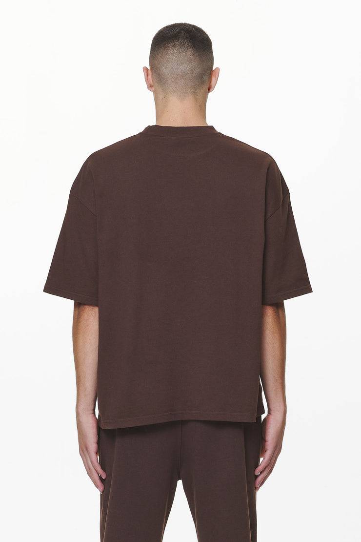 Pegador Logo Boxy Tee Washed Oak Brown Gum