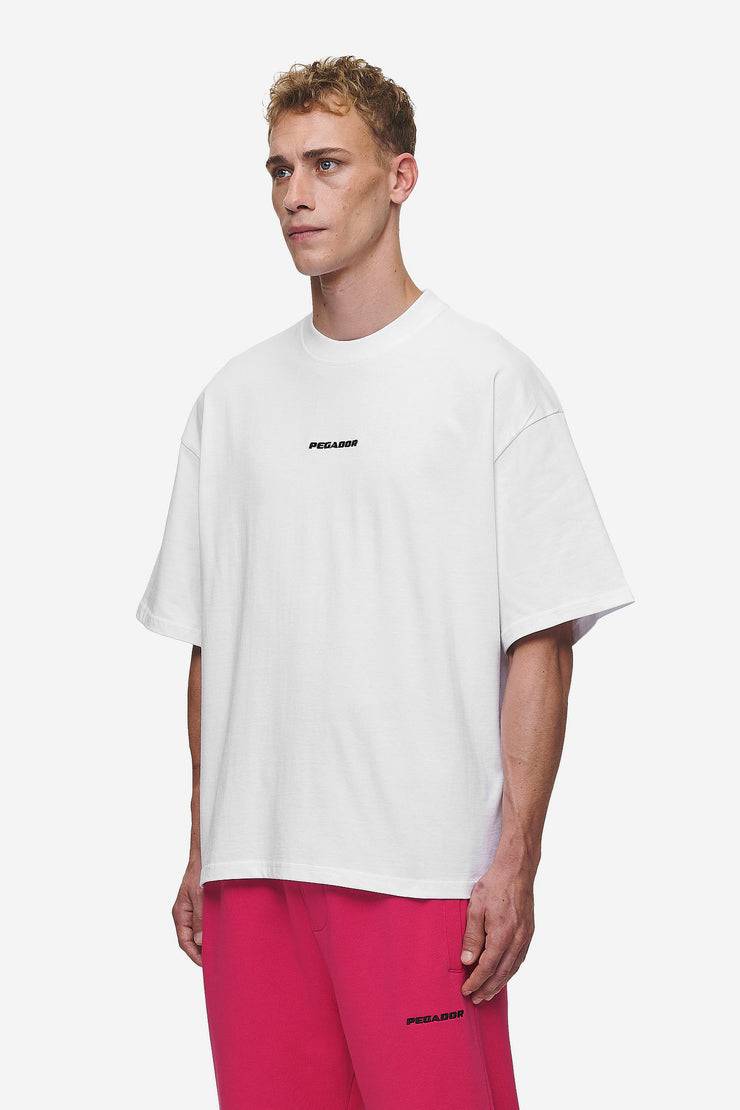 Pegador Logo Boxy Tee White