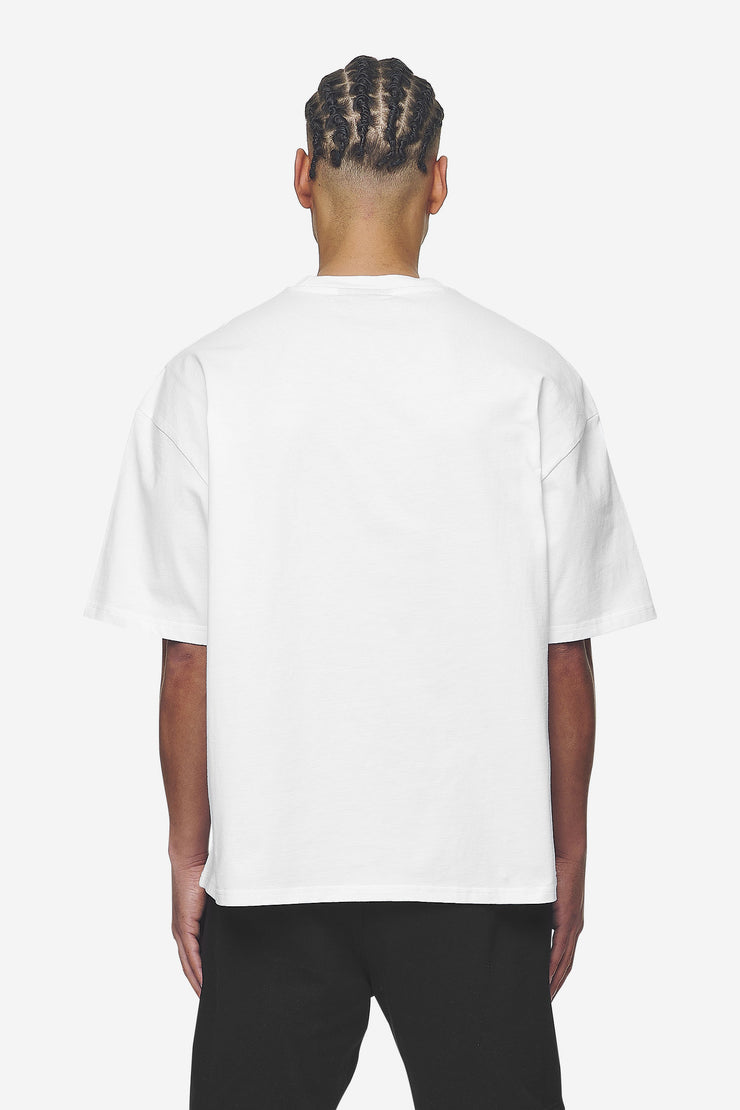 Pegador Logo Boxy Tee White Black Gum