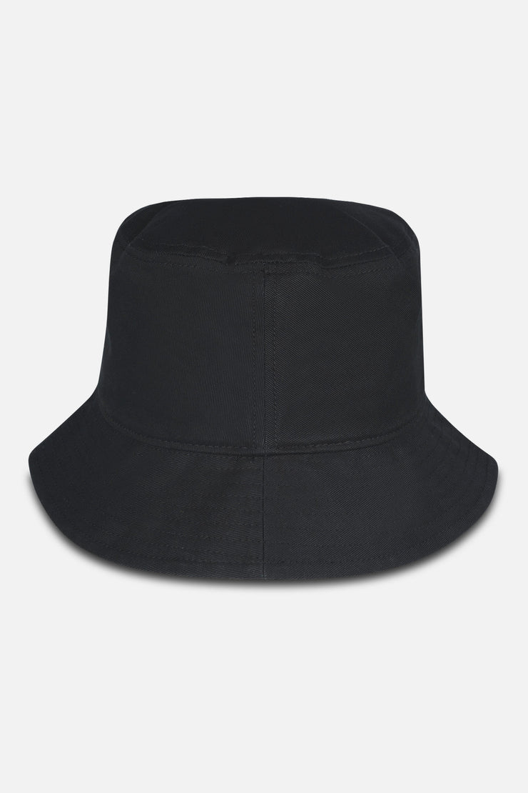 Pegador Logo Bucket Hat Black White