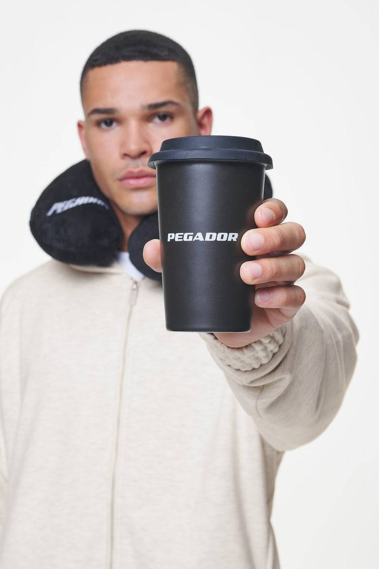 Pegador Logo Coffee Cup Black