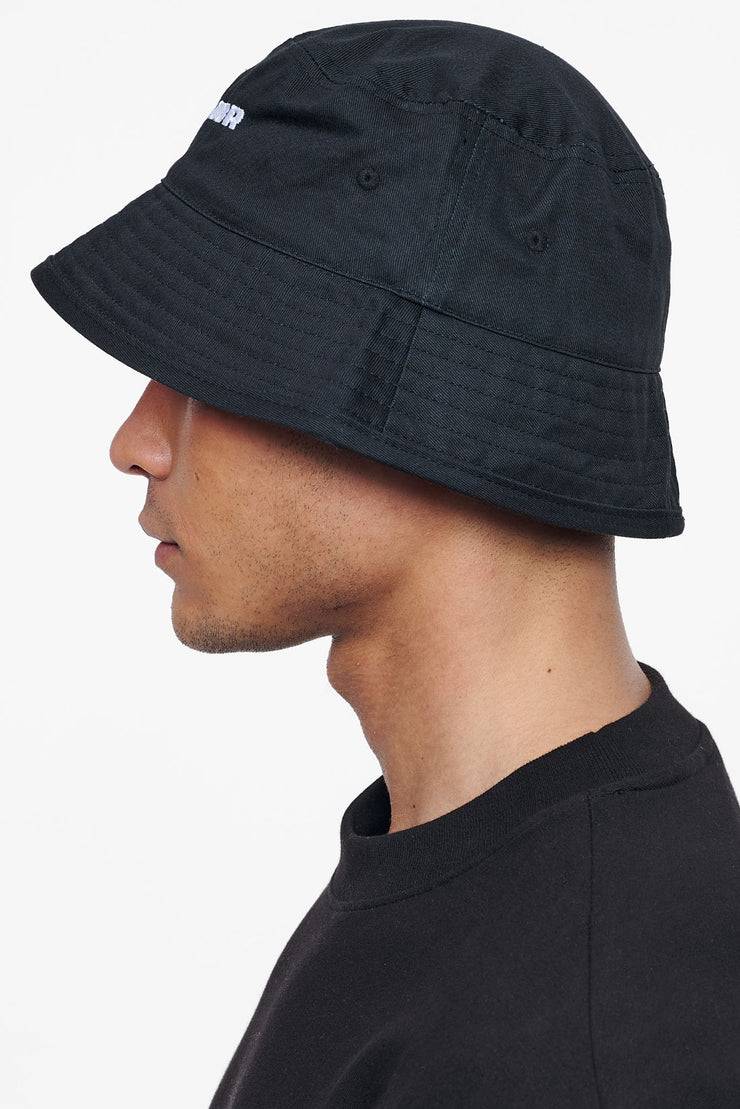 Pegador Logo Cotton Twill Bucket Hat Black