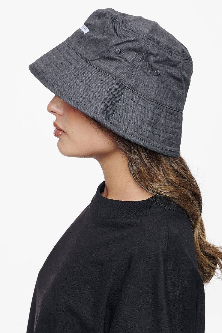 Pegador Logo Cotton Twill Bucket Hat Grey