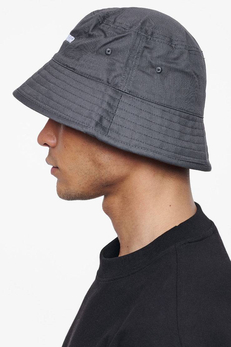 Pegador Logo Cotton Twill Bucket Hat Grey