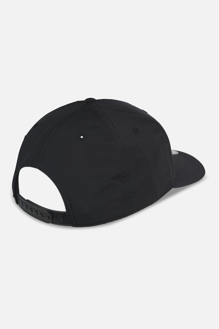 Pegador Logo Crushed Nylon Cap Black