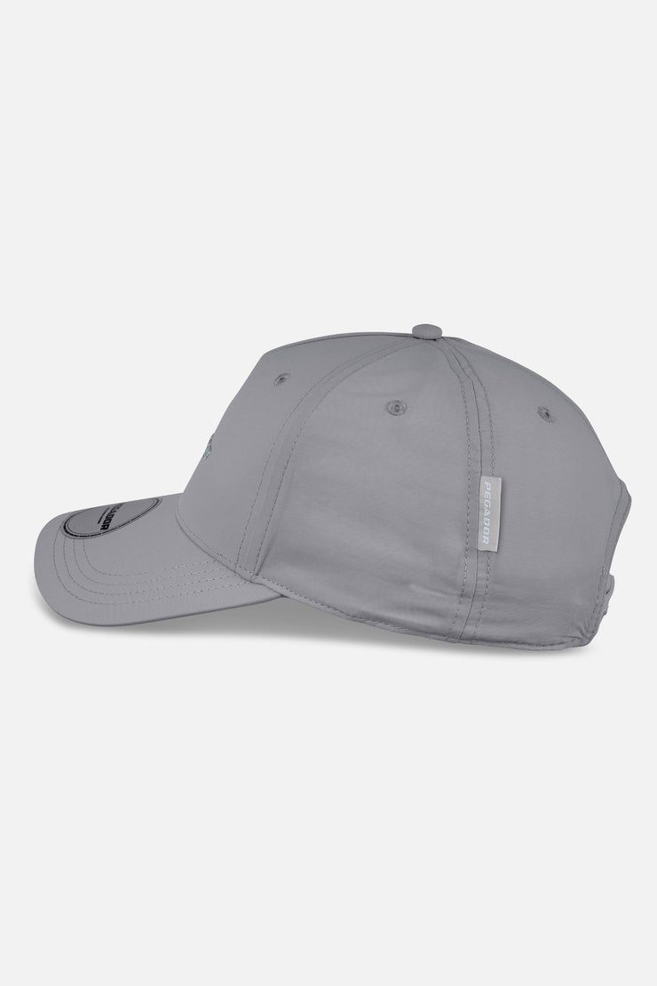 Pegador Logo Crushed Nylon Cap Cool Grey