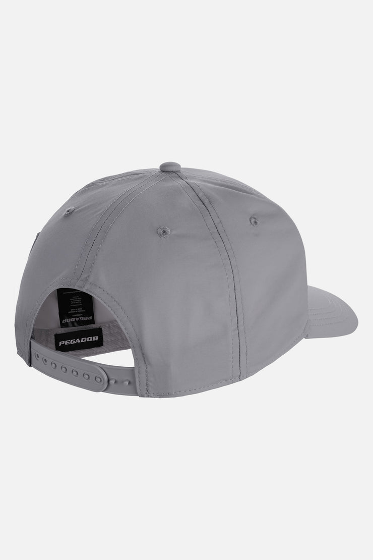 Pegador Logo Crushed Nylon Cap Cool Grey