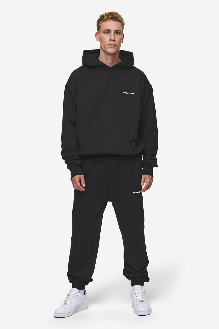 Pegador Logo Heavy Sweat Jogger Washed Black