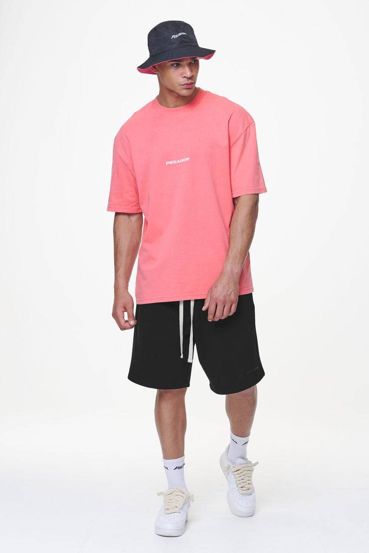 Pegador Logo Heavy Sweat Shorts Black Gum