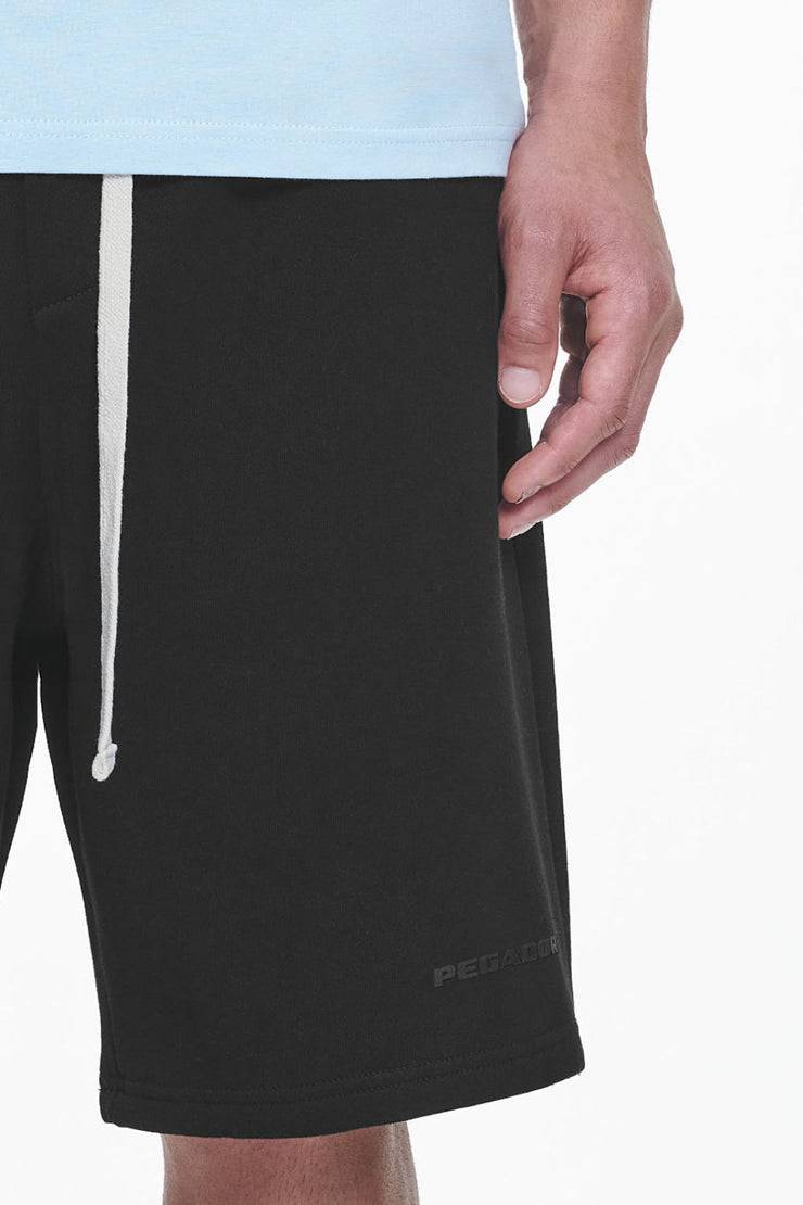 Pegador Logo Heavy Sweat Shorts Black Gum