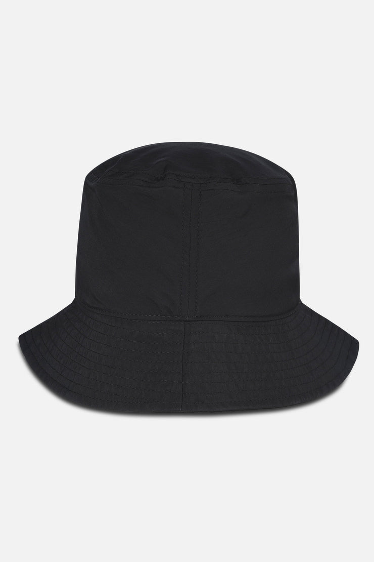 Pegador Logo Nylon Bucket Hat Black