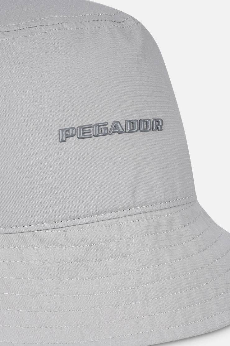 Pegador Logo Nylon Bucket Hat Cool Grey
