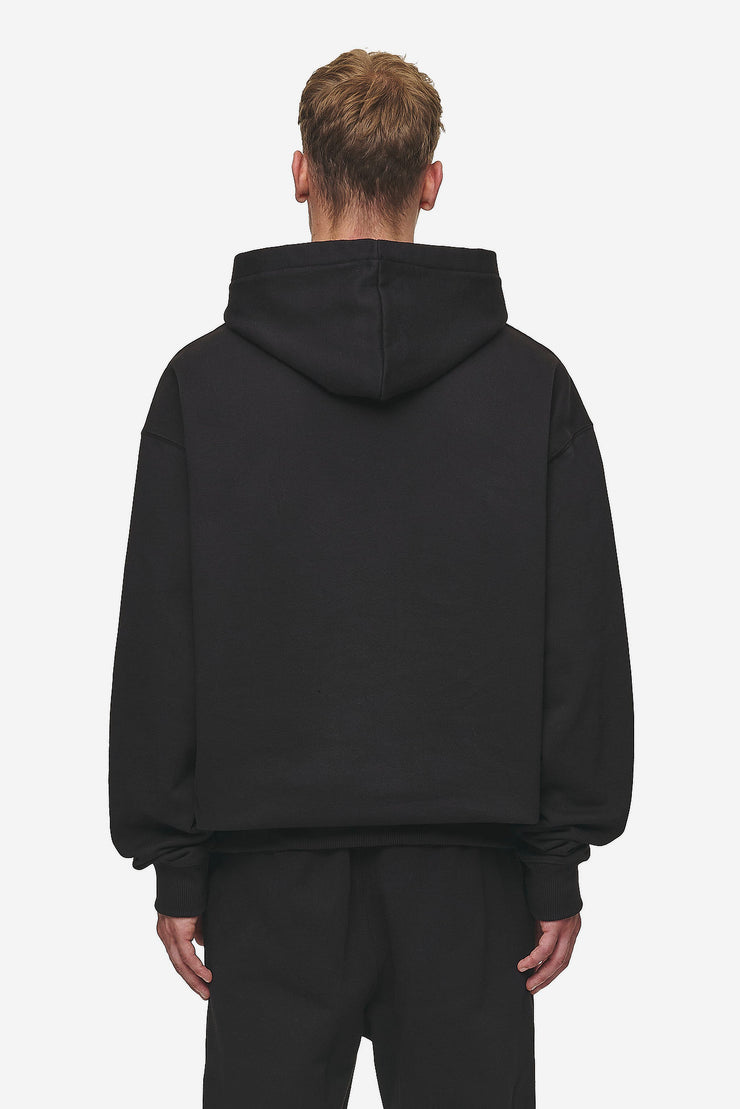 Pegador Logo Oversized Hoodie Washed Black