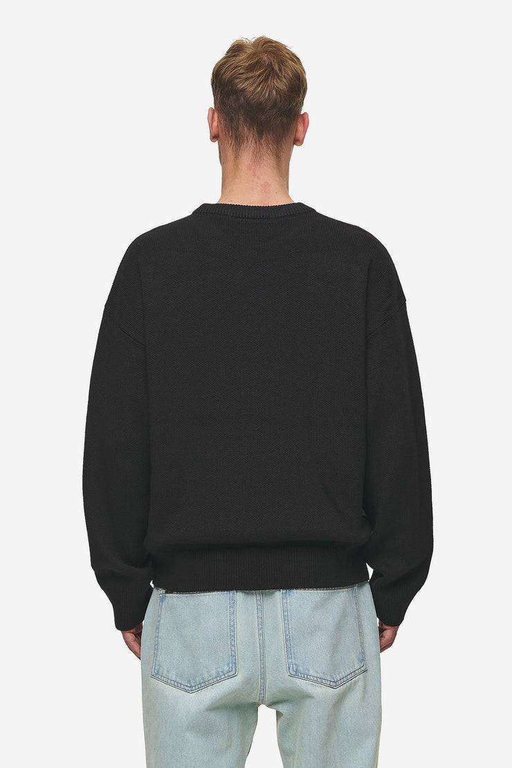 Pegador Logo Oversized Knit Sweater Black
