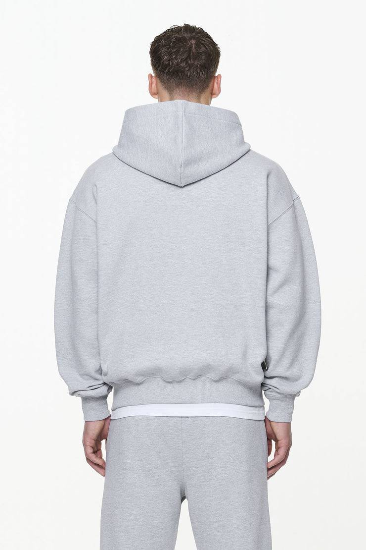 Pegador Logo Oversized Sweat Jacket Grey Melange