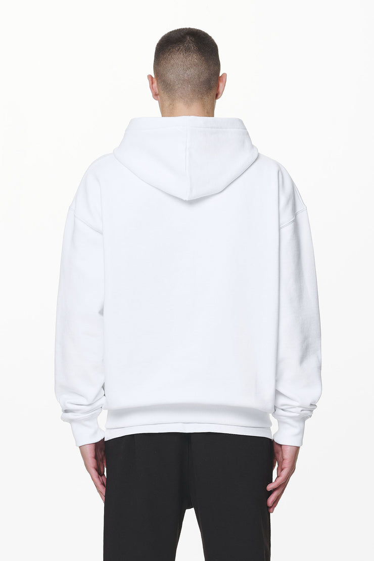 Pegador Logo Oversized Sweat Jacket White