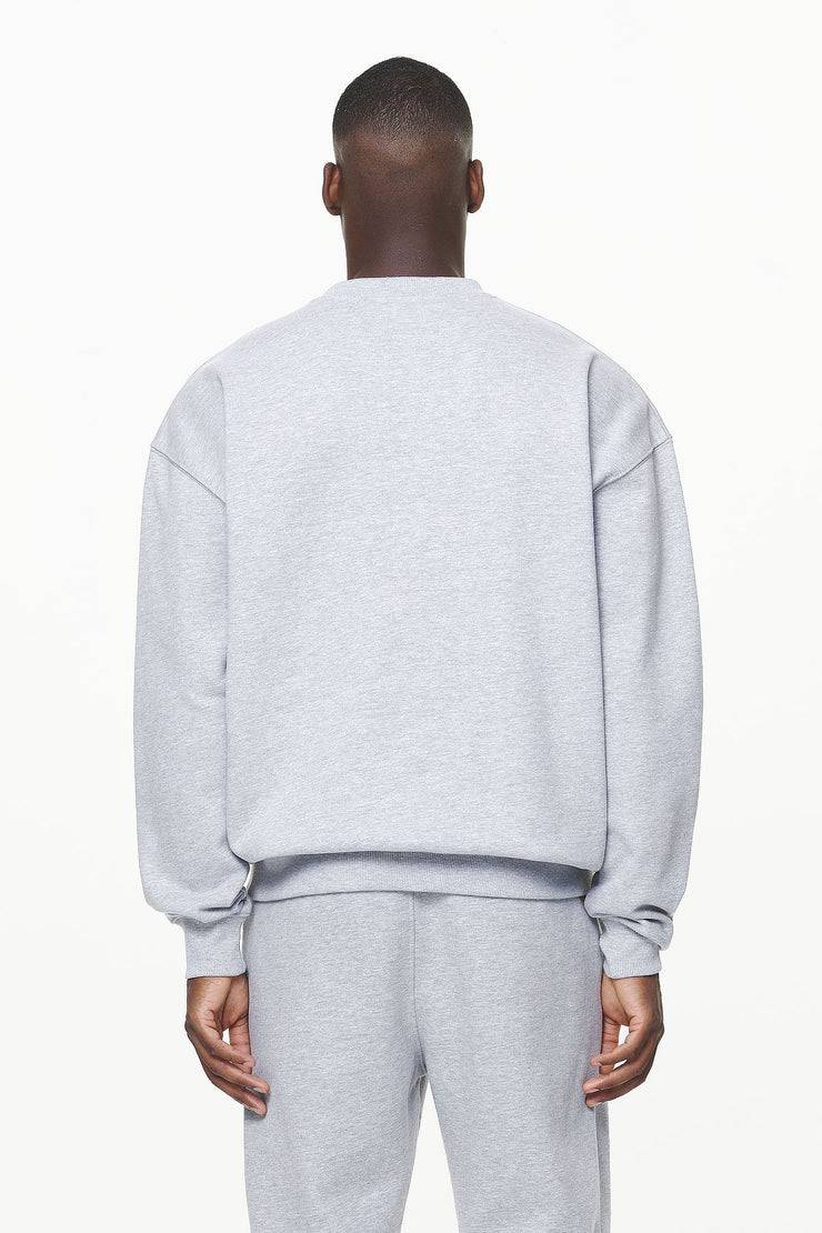 Pegador Logo Oversized Sweater Grey Melange